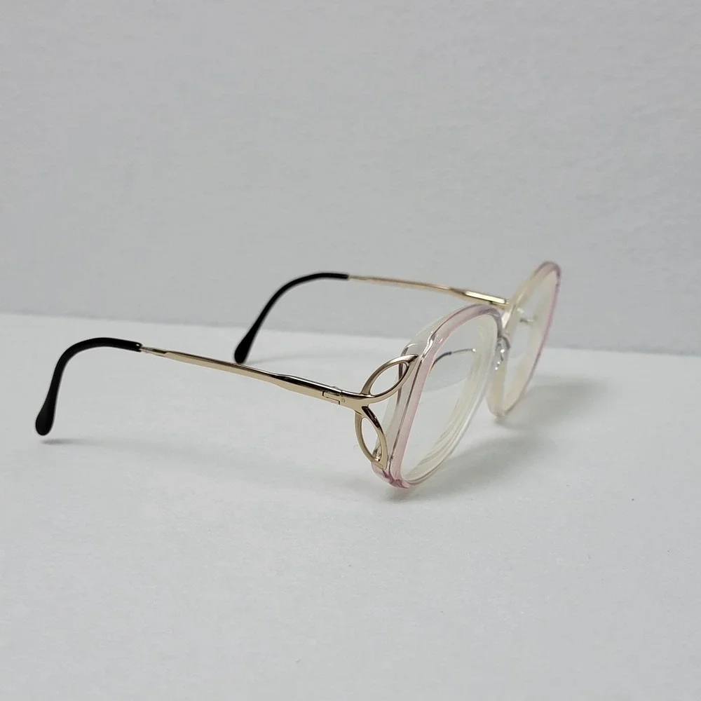 VTG BerDel Sferoflex RITA Cristallav Eyeglasses Frame Italy 1/25 Gold Filled